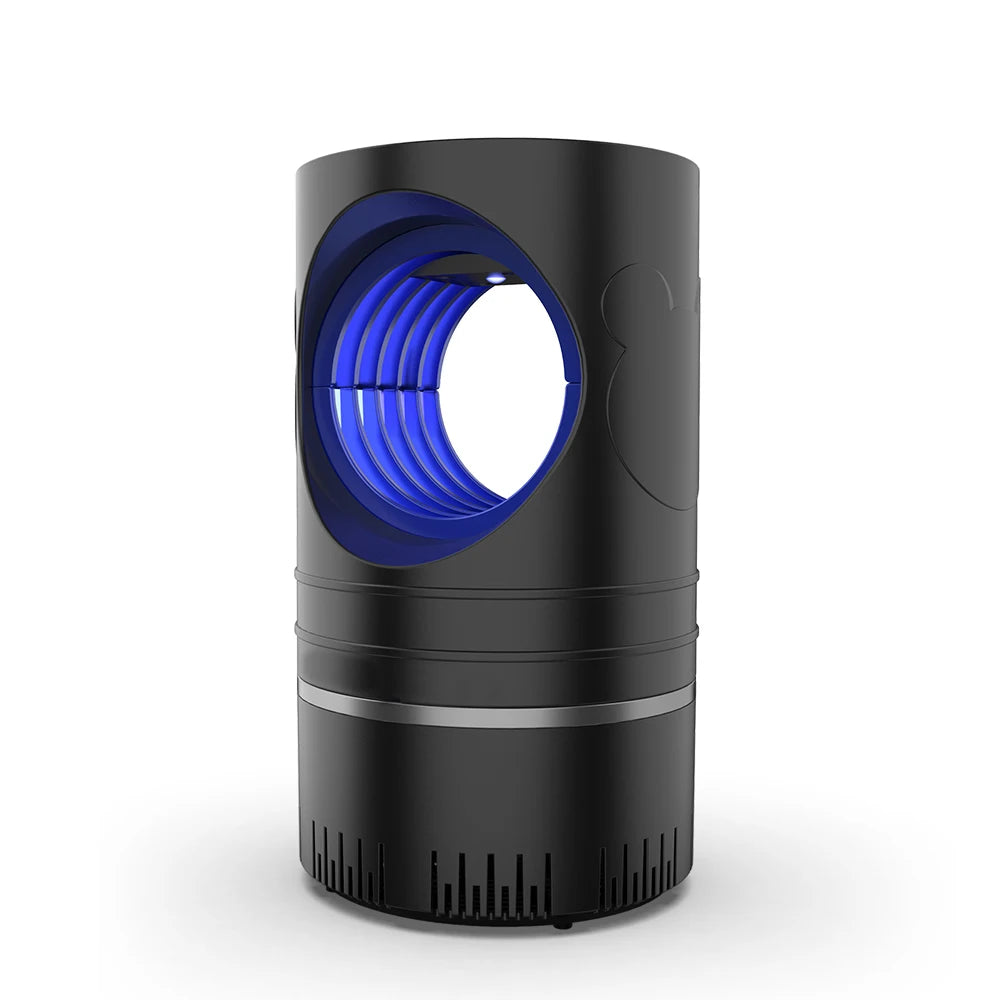 Trampa eléctrica para mosquitos, moscas, insectos, con luz LED y atrapamiento 360º